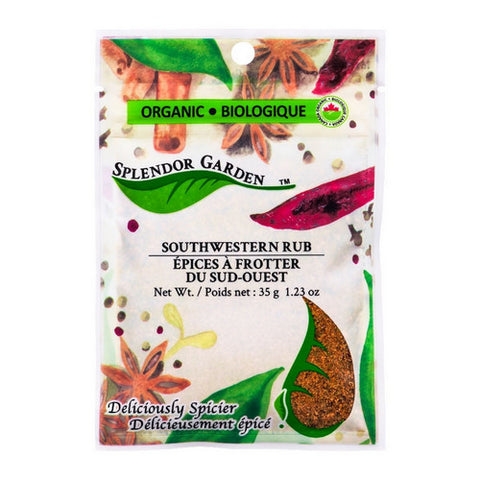 Orgaanic Southwestern Rub 35 Grams (6 Count) by Splendor Garden