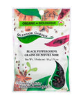 Organic Peppercorn Black 50 Grams (6 Count) by Splendor Garden