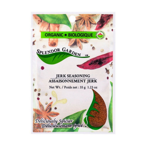Organic Jerk Seasoning 35 Grams (6 Count) by Splendor Garden