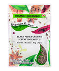 Organic Black Pepper Ground 40 Grams (6 Count) by Splendor Garden
