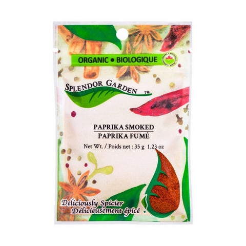 Organic Paprika Smoked 35 Grams (6 Count) by Splendor Garden