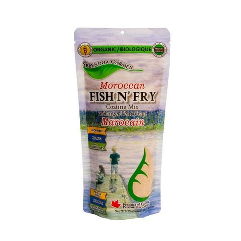 Organic Fish N Fry Moroccan 285 Grams (12 Count) by Splendor Garden