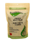 Organic Green Split Peas 600 Grams (12 Count) by Splendor Garden
