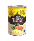 Pineapple Chunks In Juice 400 Ml (12 Count) by Chas Organics