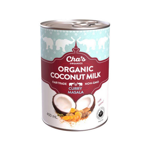 Curry Masala Coconut Milk 400 Ml (12 Count) by Chas Organics
