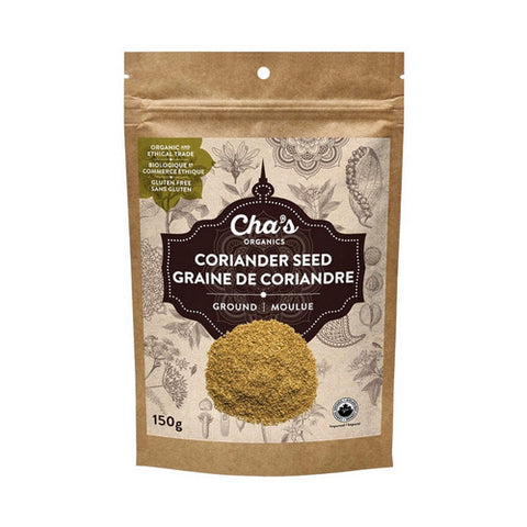 Coriander Seed Ground 150 Grams (6 Count) by Chas Organics
