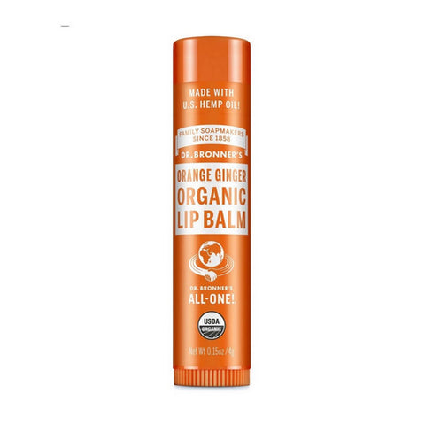 Orange Ginger Lip Balm 4 Grams (12 Count) by Dr.Bronner's