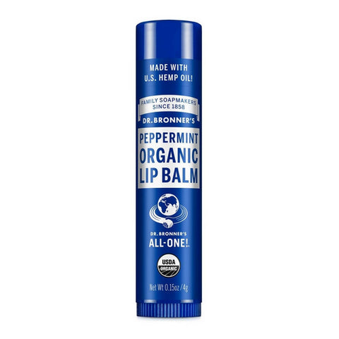Peppermint Lip Balm 4 Grams (12 Count) by Dr.Bronner's