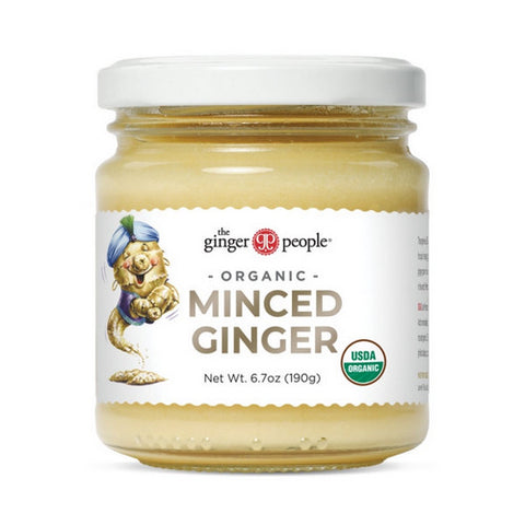Organic Minced Ginger 190 Grams (12 Count) by Ginger People