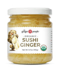 Organic Pickled Sushi Ginger 190 Grams (12 Count) by Ginger People