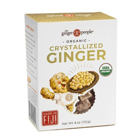 Organic Crystallized Ginger Dice 112 Grams (12 Count) by Ginger People