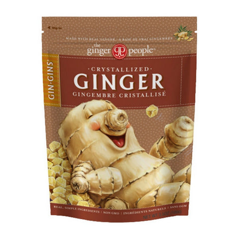 Gin Gins Crystallized Ginger Candy 100 Grams (12 Count) by Ginger People
