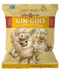 Gin Gins Double Strength Hard Ginger Candy 60 Grams (12 Count) by Ginger People