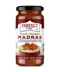 Madras Cooking Sauce Hot 490 Ml (12 Count) by Perfect Chef