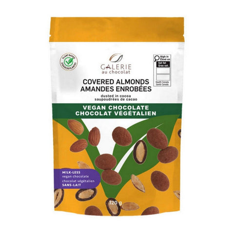 Vegan Chocolate Covered Almonds 120 Grams (6 Count) by Galerie