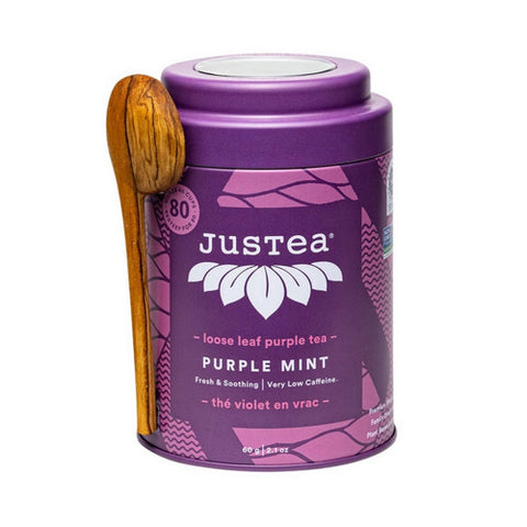 Purple Tea Purple Mint 60 Grams (6 Count) by JusTea