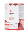 Organic Masala Chai Black Tea 15 Bags (Pack of 8) by Genuine Tea Co.