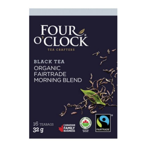 Morning Blend Black Tea 16 Bags (Pack of 6) by Four O'Clock Tea