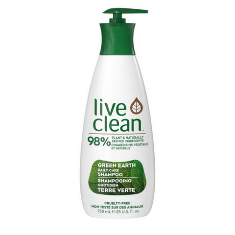 Green Earth Daily Care Shampoo 750 Ml by Live Clean