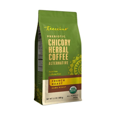 French Roast Herbal Coffee Alternative 300 Grams (6 Count) by Teeccino