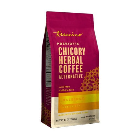 Hazelnut Chicory Herbal Coffee 300 Grams (6 Count) by Teeccino