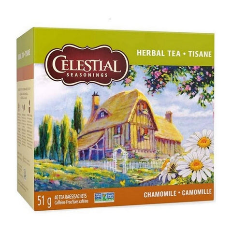 Chamomile Herbal Tea 40 Bags (6 Count ) by Celestial Seasonings