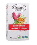Organics Ginger Turmeric Herbal Tea 18 Bags (6 Count ) by Celestial Seasonings
