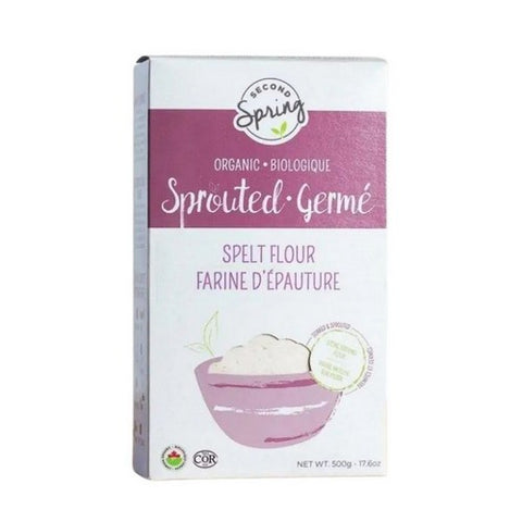 Sprouted Spelt Flour 500 Grams (6 Count) by Second Spring Foods