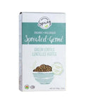 Sprouted Green Lentils 325 Grams (6 Count) by Second Spring Foods
