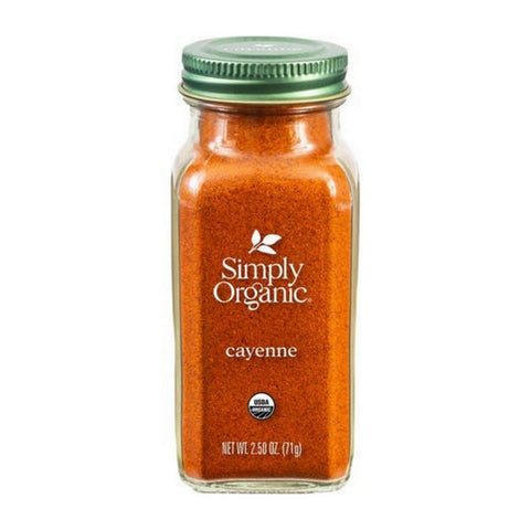 Cayenne Pepper 71 Grams (6 Count) by Simply Organic