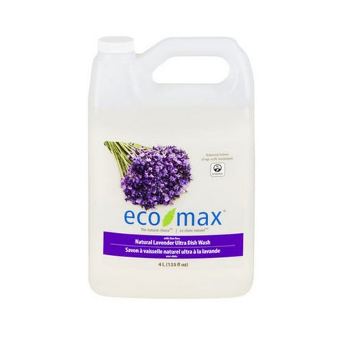 Ultra Dish Wash Refill Lavender 4 Liters (2 Count) by Eco Max