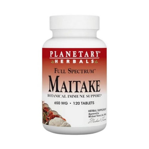 Planetary Herbals, Full Spectrum Maitake Mushroom, 600 MG, 120 Tabs
