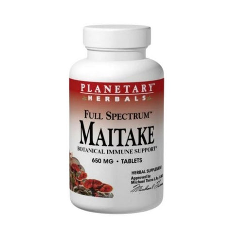 Planetary Herbals, Full Spectrum Maitake Mushroom, 600 MG, 30 Tabs