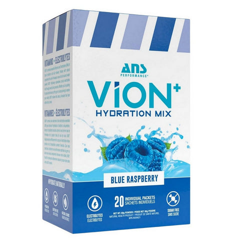 Vion Plus Hydration Mix Blue Raspberry 20 Pack by ANS Performance