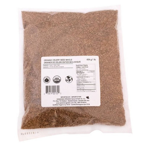 Organic Celery Seed Whole 454 Grams by Splendor Garden