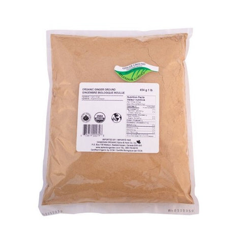 Organic Ginger Ground 454g by Splendor Garden