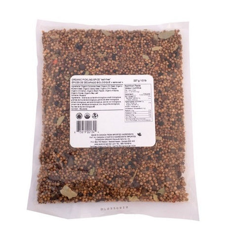 Organic Pickling Spice Salt Free 227 Grams by Splendor Garden