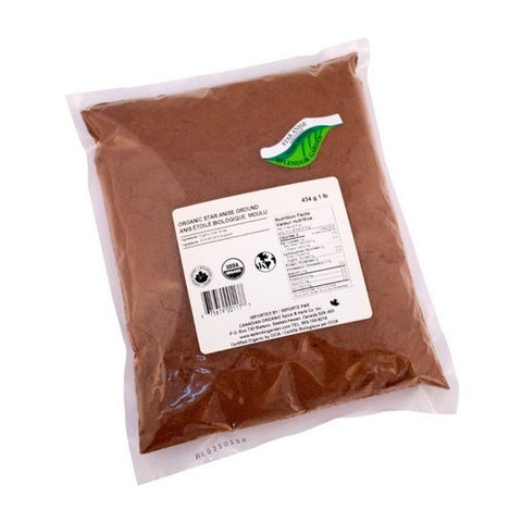 Organic Star Anise Ground 454 Grams by Splendor Garden