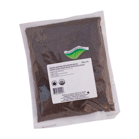 Organic Mustard Seed Whole Brown 454 Grams by Splendor Garden