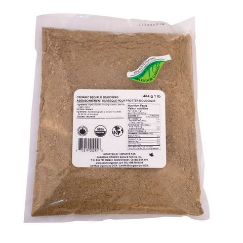 Organic BBQ Rub Seasoning 454g by Splendor Garden