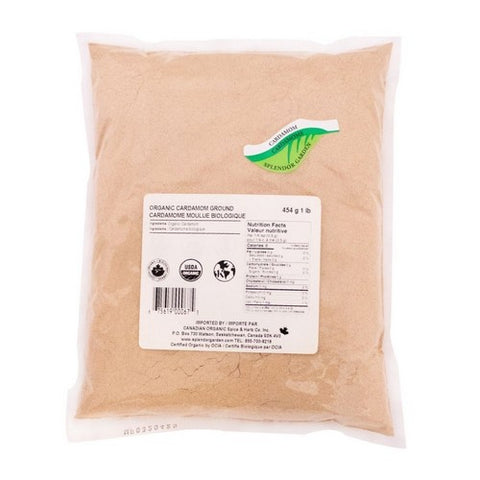 Organic Cardamom Grnd 454g by Splendor Garden