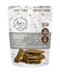 Cracked Pepper 108 Grams (12 Count) by Eves Crackers