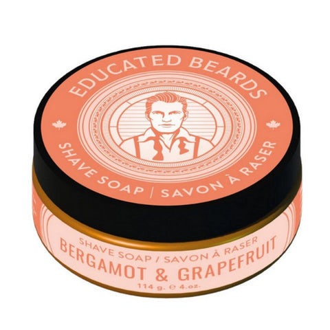 Bergamot And Grapefruit Shave Soap 114 Grams by Educated Beards