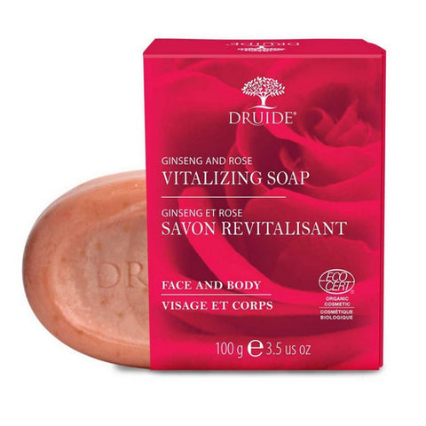 Vitalizing Ginseng And Rose Soap 100 Grams by Druide Laboratories
