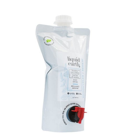 Mint Shine Natural Window Cleaner Refill 1500 Ml by Liquid Earth