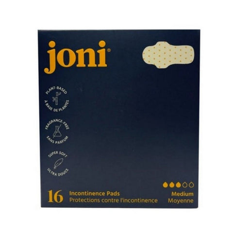 Organic Bamboo Incontinence Pad Medium 16 Each by Joni