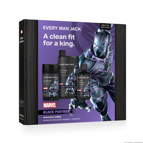 Marvel Black Panther Body Collection 1 Kit by Every Man Jack
