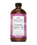 Organic Castor Oil 473 Ml by Heritage Store