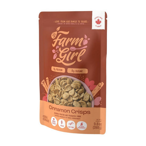 Cinnamon Crisps Cereal 280 Grams by Farm Girl