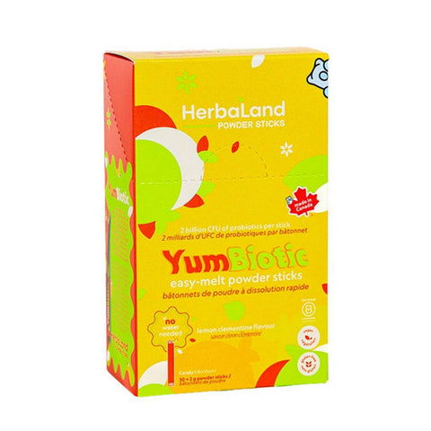 Yum Biotic Lemon Clementine 2 Grams (30 Count) by Herbaland